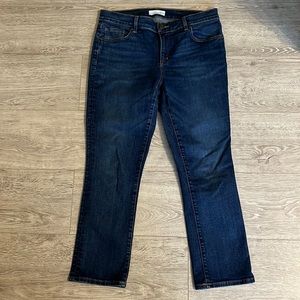 LOFT modern kick crop jeans